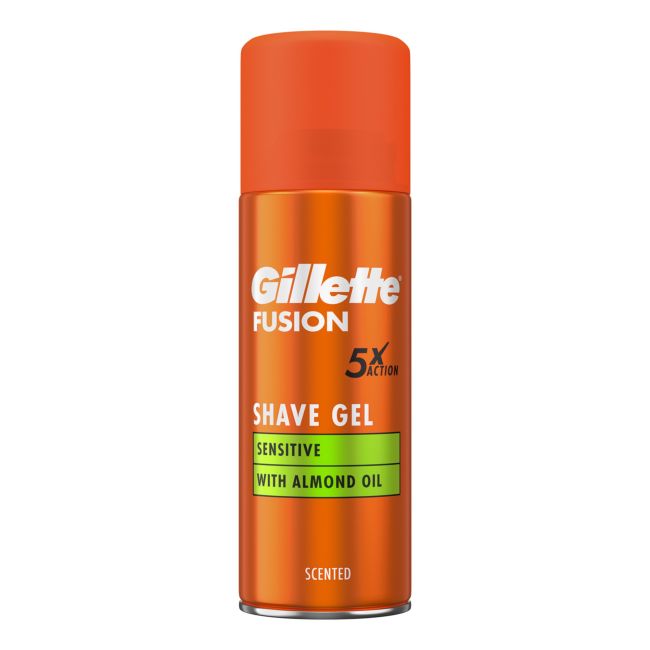 

Гель для бритья Fusion 5x action для чувствительной кожи Gillette, 75 мл