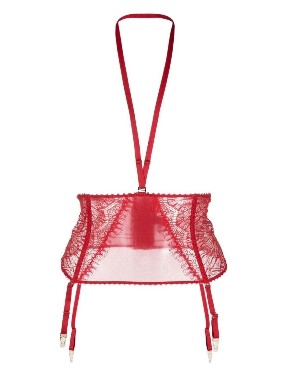 

Maison Close пояс для чулок Accrochet Coeur, красный