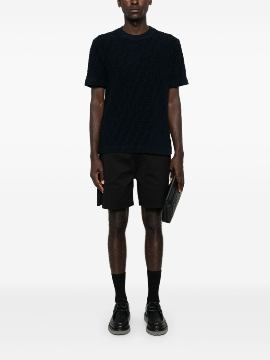 

FENDI спортивные шорты с логотипом, черный
