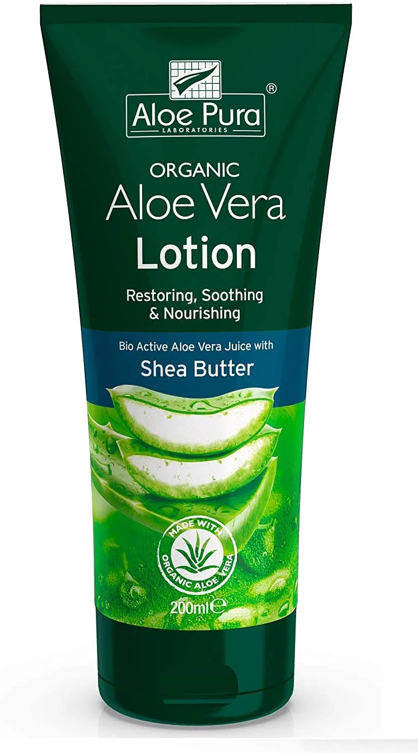 Лосьон для тела с алоэ вера, маслом ши и витамином E от Aloe Pura, 200 мл (3 шт.) Aloe Pura