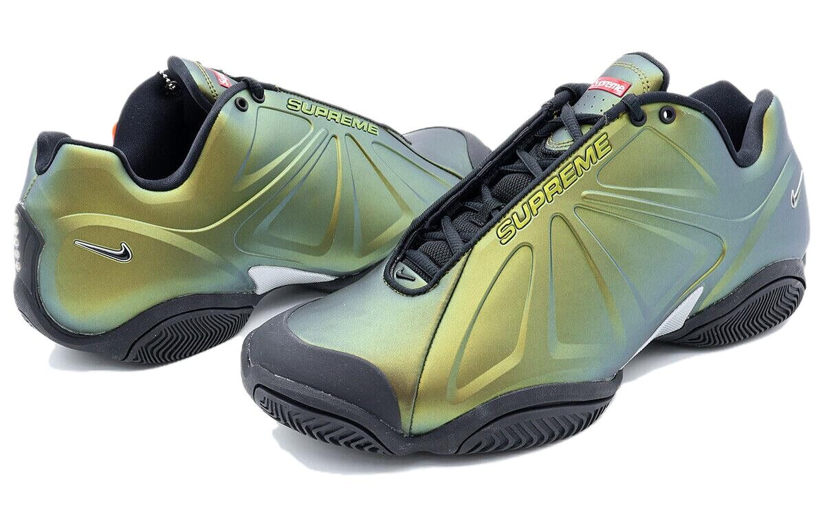 Мужские теннисные кроссовки Nike Air Zoom Courtposite, Black/Gold — фото 4