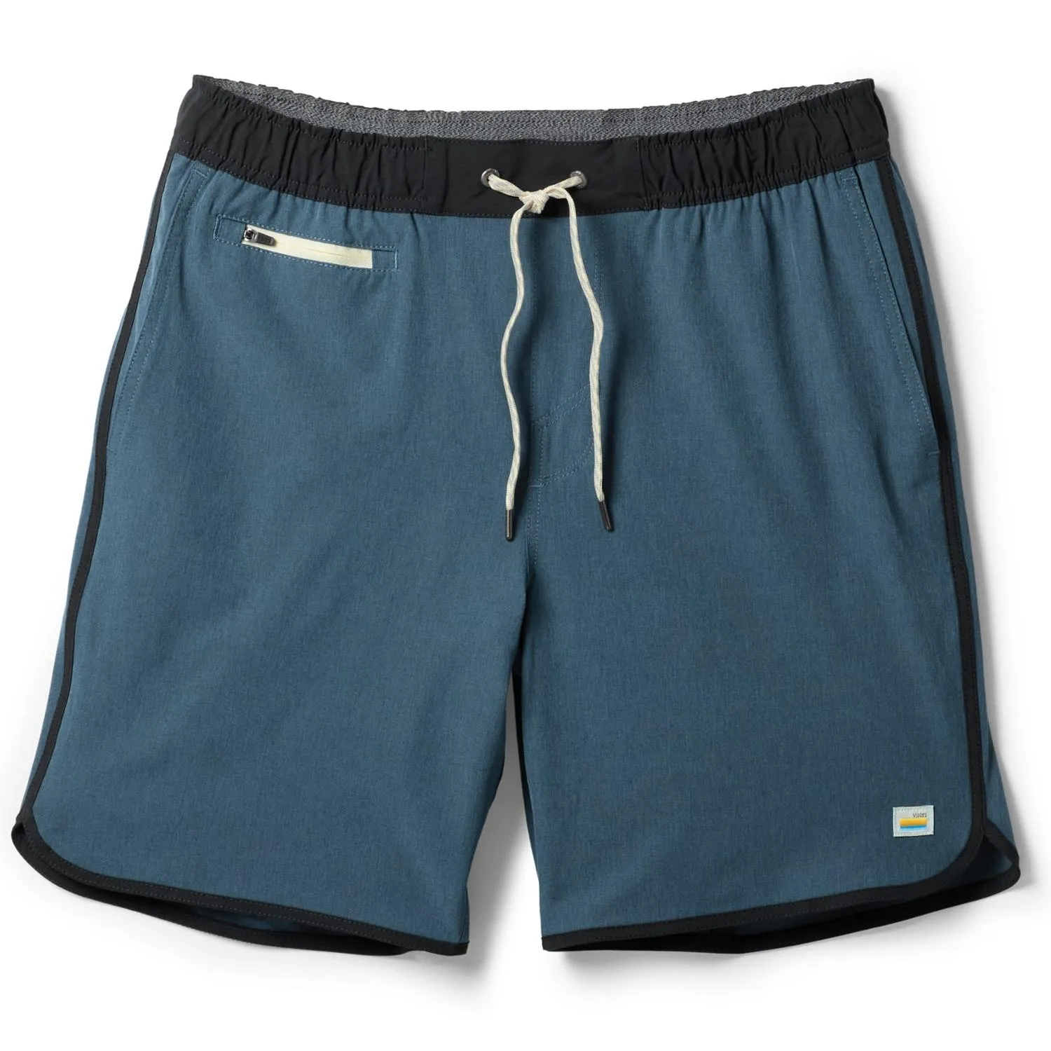 

Шорты для мужчин с длиной шагового шва 7 дюймов Vuori, Azure Linen Texture