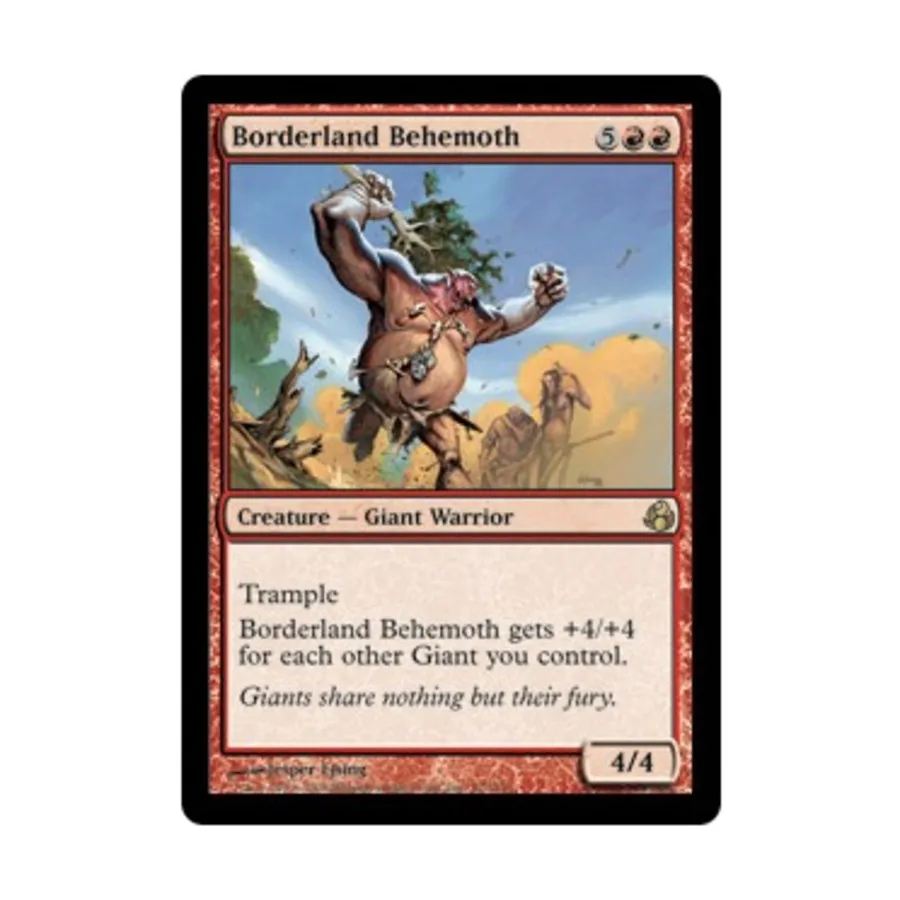 

CCG Пограничный бегемот (клавиша R), MTG - Morningtide
