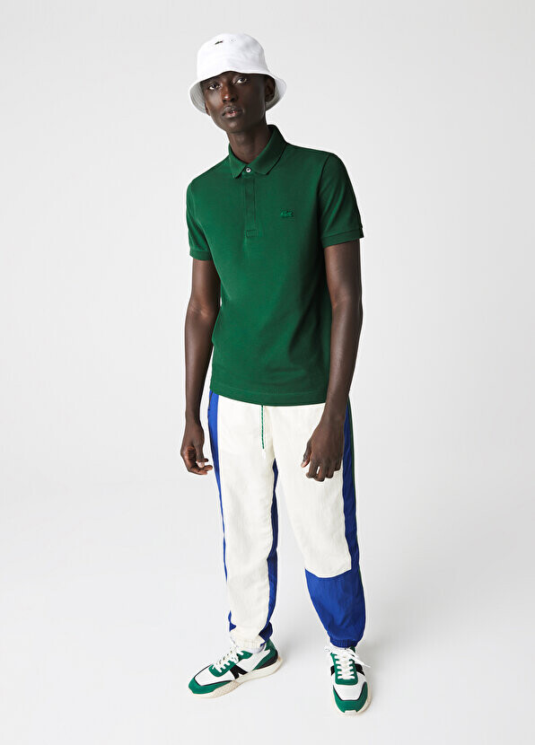 Футболка-поло Lacoste Paris Regular Fit Мужская Зеленая — фото 2