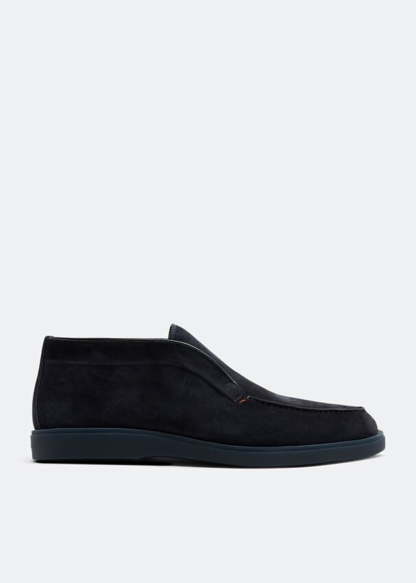 

Ботинки Santoni Suede Desert, синий