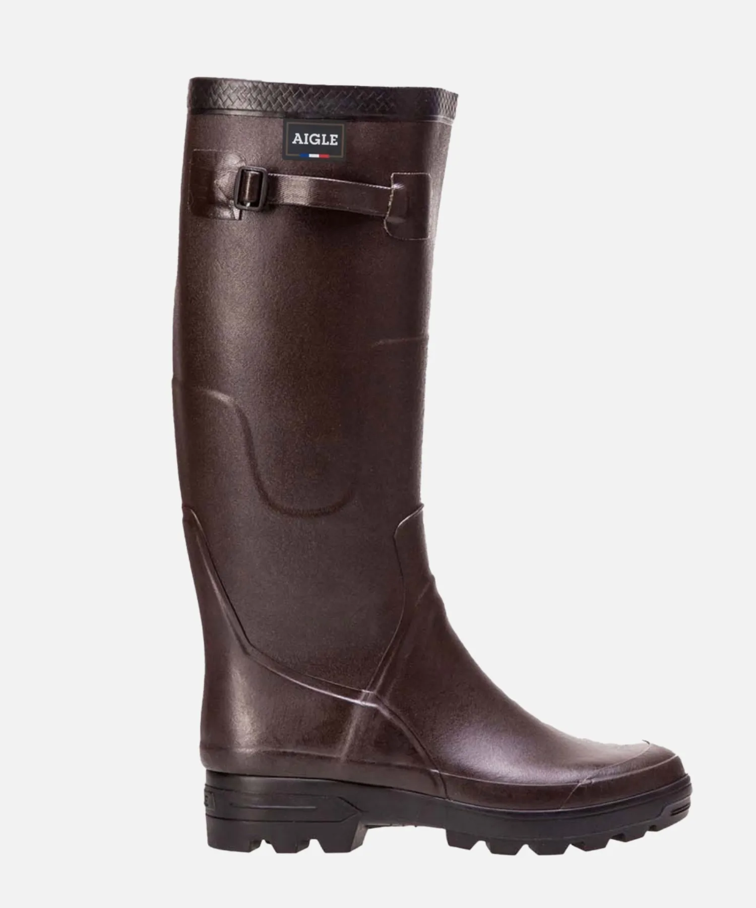 Мужские резиновые сапоги AIGLE охотничьи зелёные — фото 3