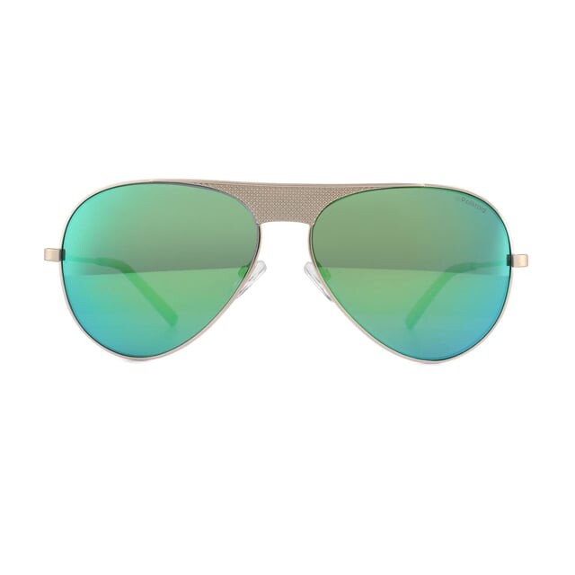 

Мужские поляризационные солнцезащитные очки Aviator светло-серого цвета металлик зеленого цвета Polaroid, желтый