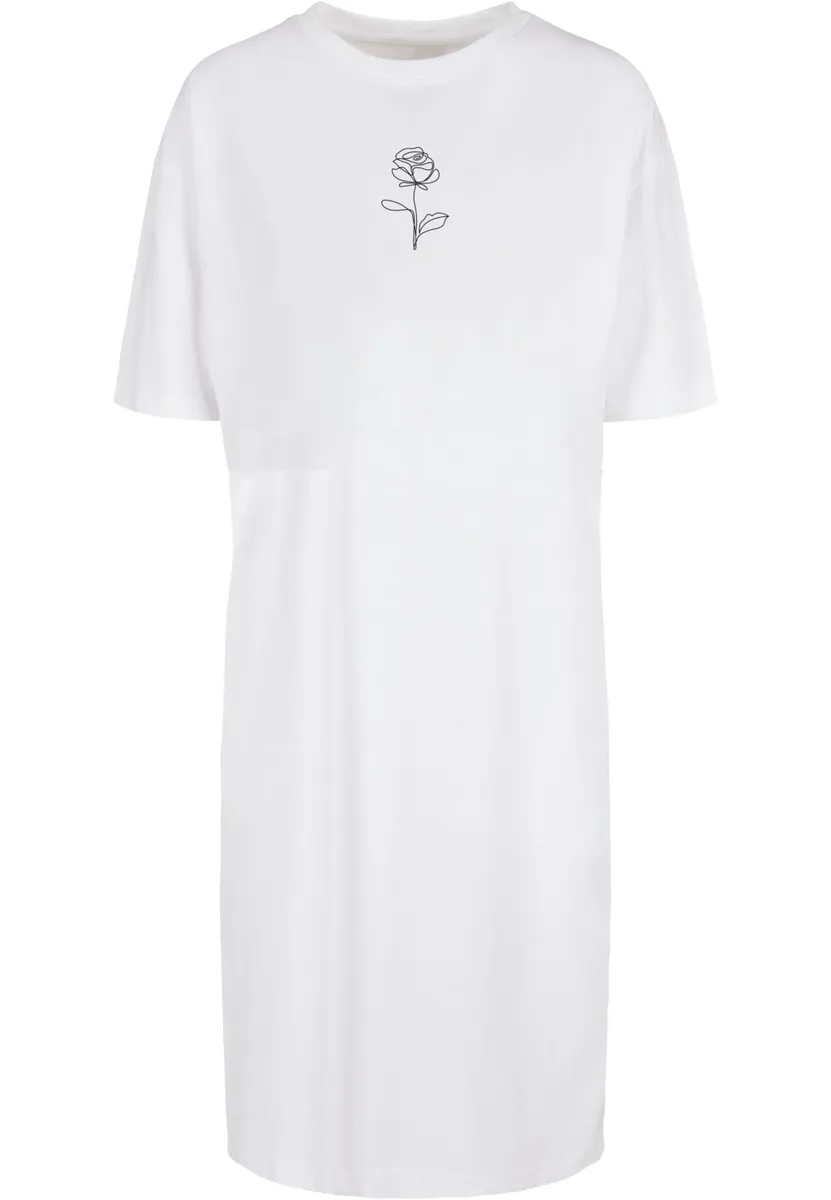 

Платье-рубашка Merchcode " Merchcode Women's Ladies Rose Oversized Slit Tee Dress" (1 шт.), белый