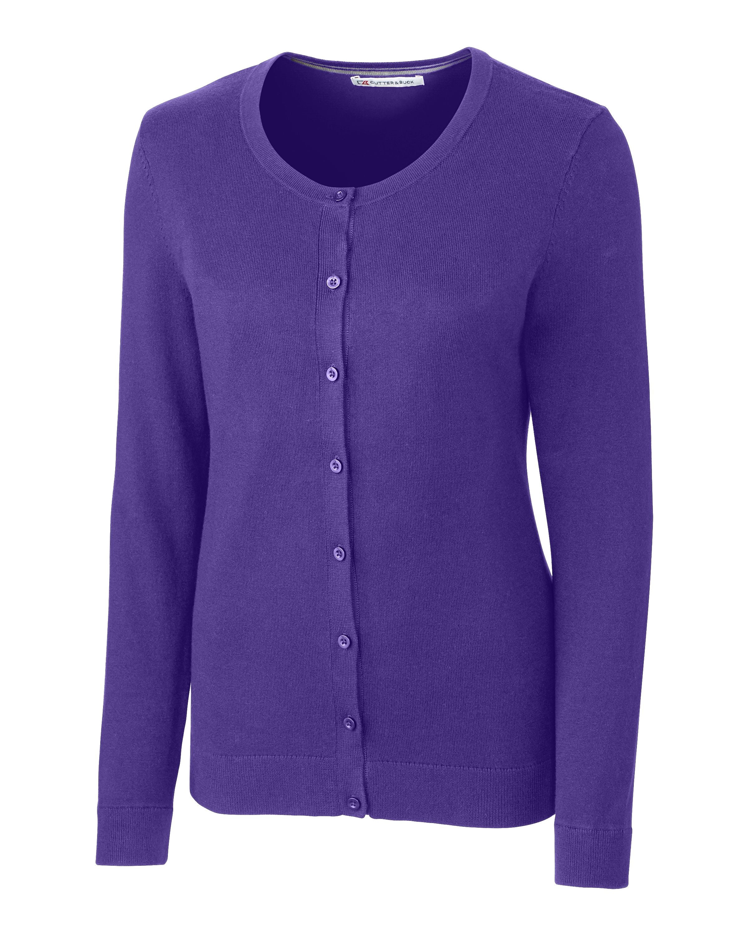 

Женский кардиган-свитер Cutter & Buck Lakemont, цвет college purple