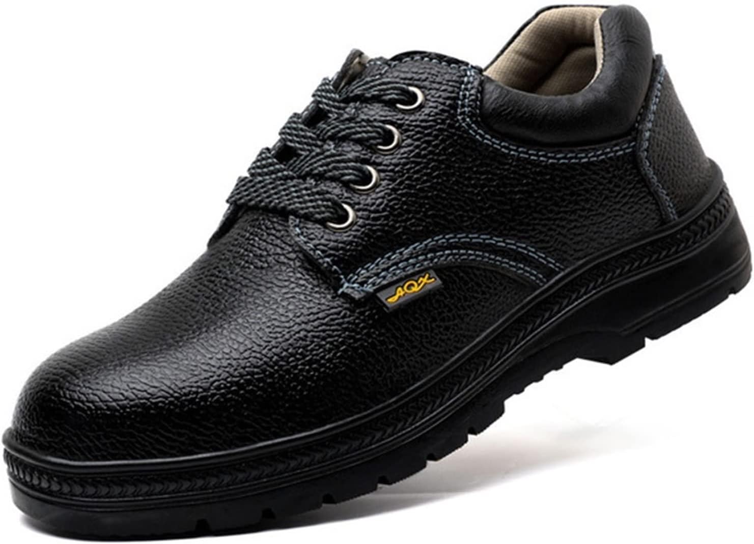 

Защитные ботинки HISXUS для мужчин и женщин, зимние обувь с плюшевой подкладкой, с металлическим носком, противоскользящие, теплые, для дома и улицы (Цвет: черный, Размер: 5.5 US)