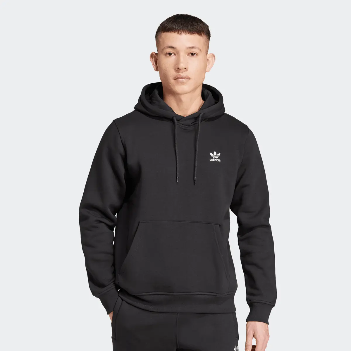 

Худи adidas Originals Trefoil Essentials, черный