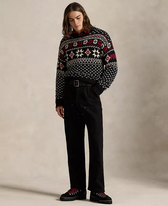 

Мужской свитер Northwest Passage с длинным рукавом Polo Ralph Lauren, черный