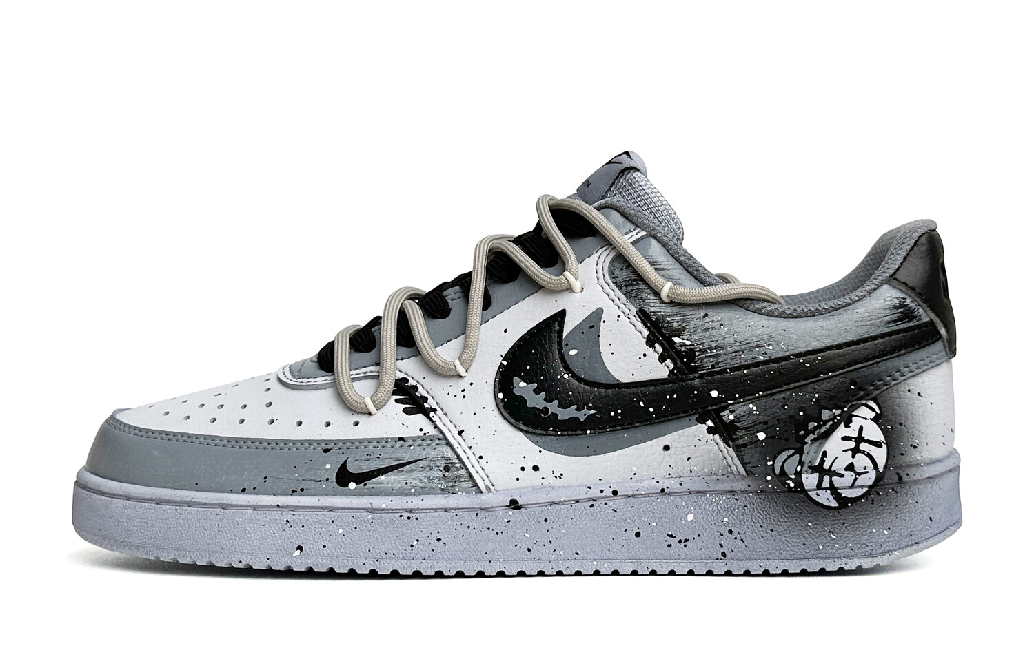 

Кроссовки Nike Court Vision 1, серый/черный