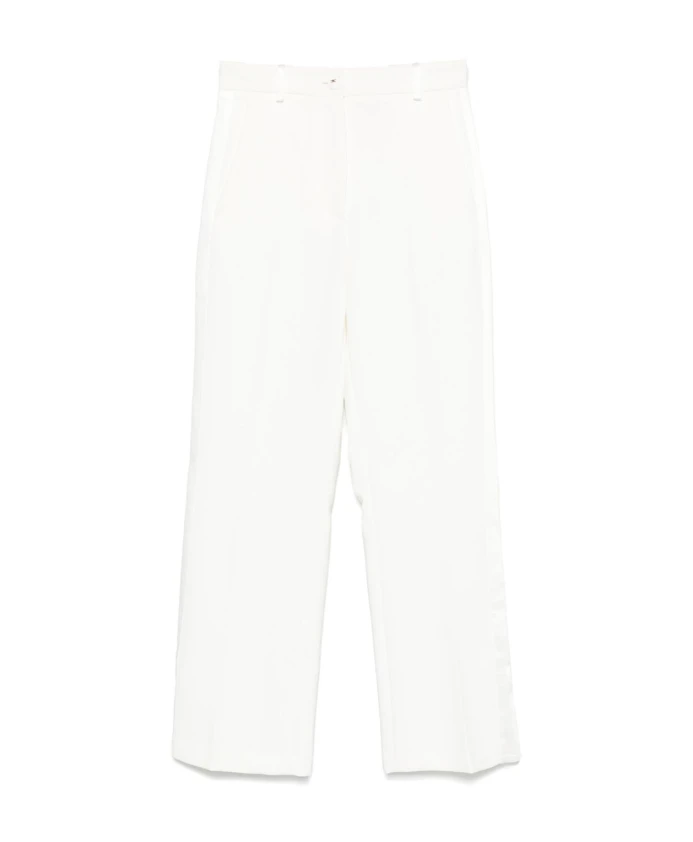 

Белые брюки для женщин, элегантный стиль. Elisabetta Franchi, белый