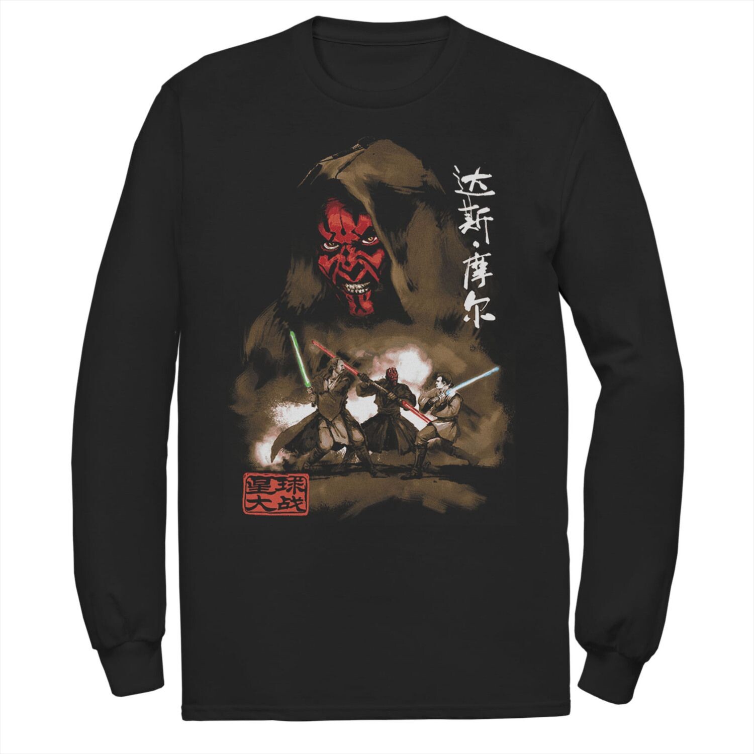 

Мужская футболка с портретом Darth Maul Battle Star Wars