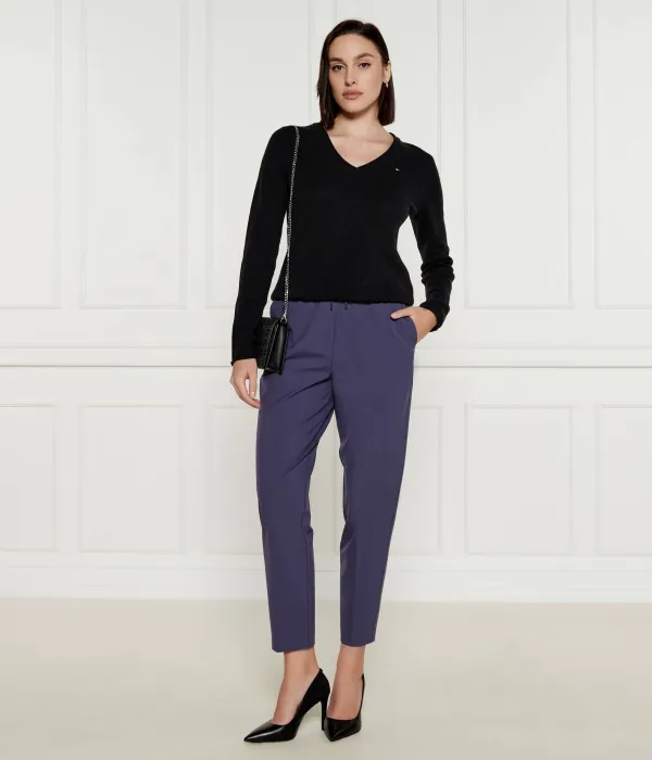 Шерстяной свитер Regular fit Tommy Hilfiger, черный — фото 2