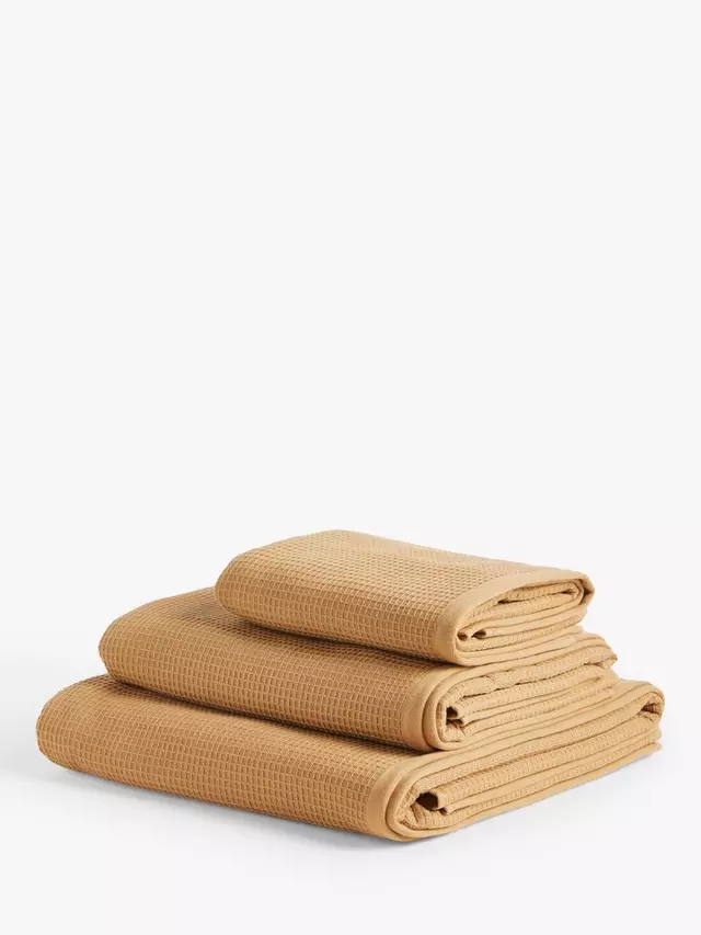 

Полотенце John Lewis Spa Waffle, цвет caramel