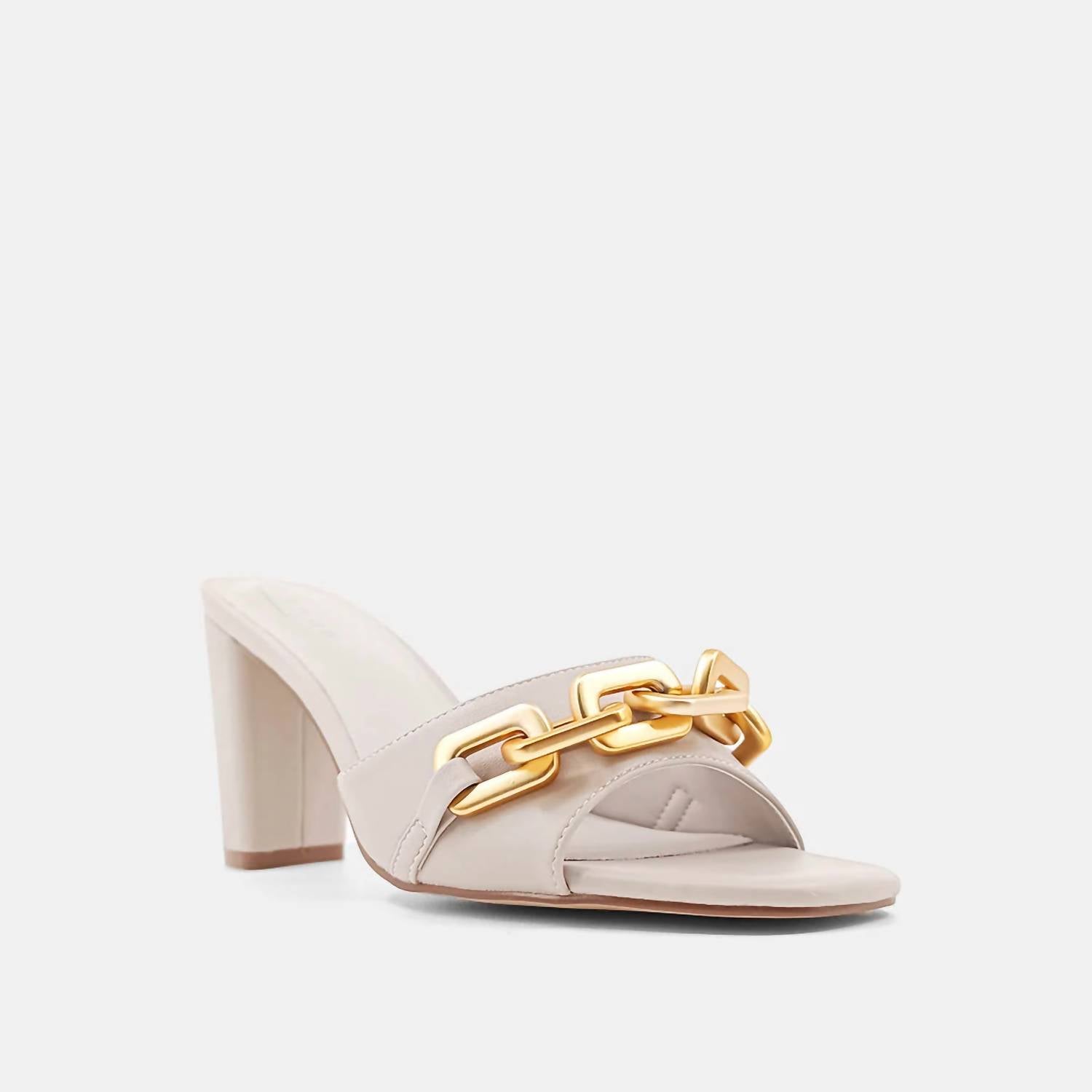 Женские туфли Fiona Slip On Heel из норки SHU SHOP, цвет mink — фото 3