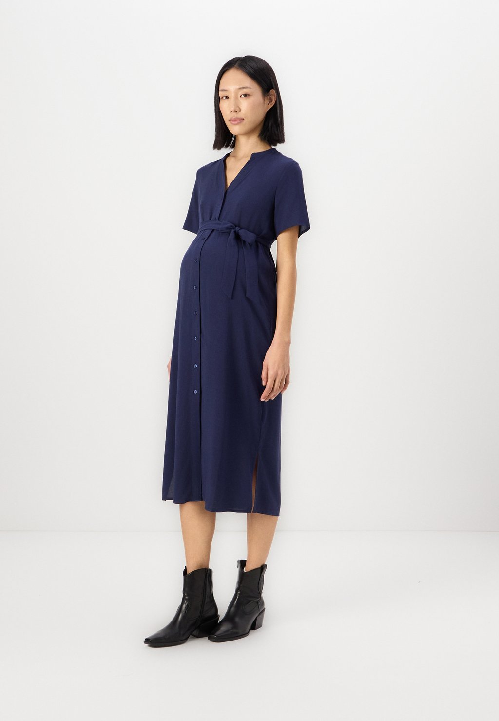 

Платье-рубашка VMMVICA Vero Moda Maternity, темно-синий