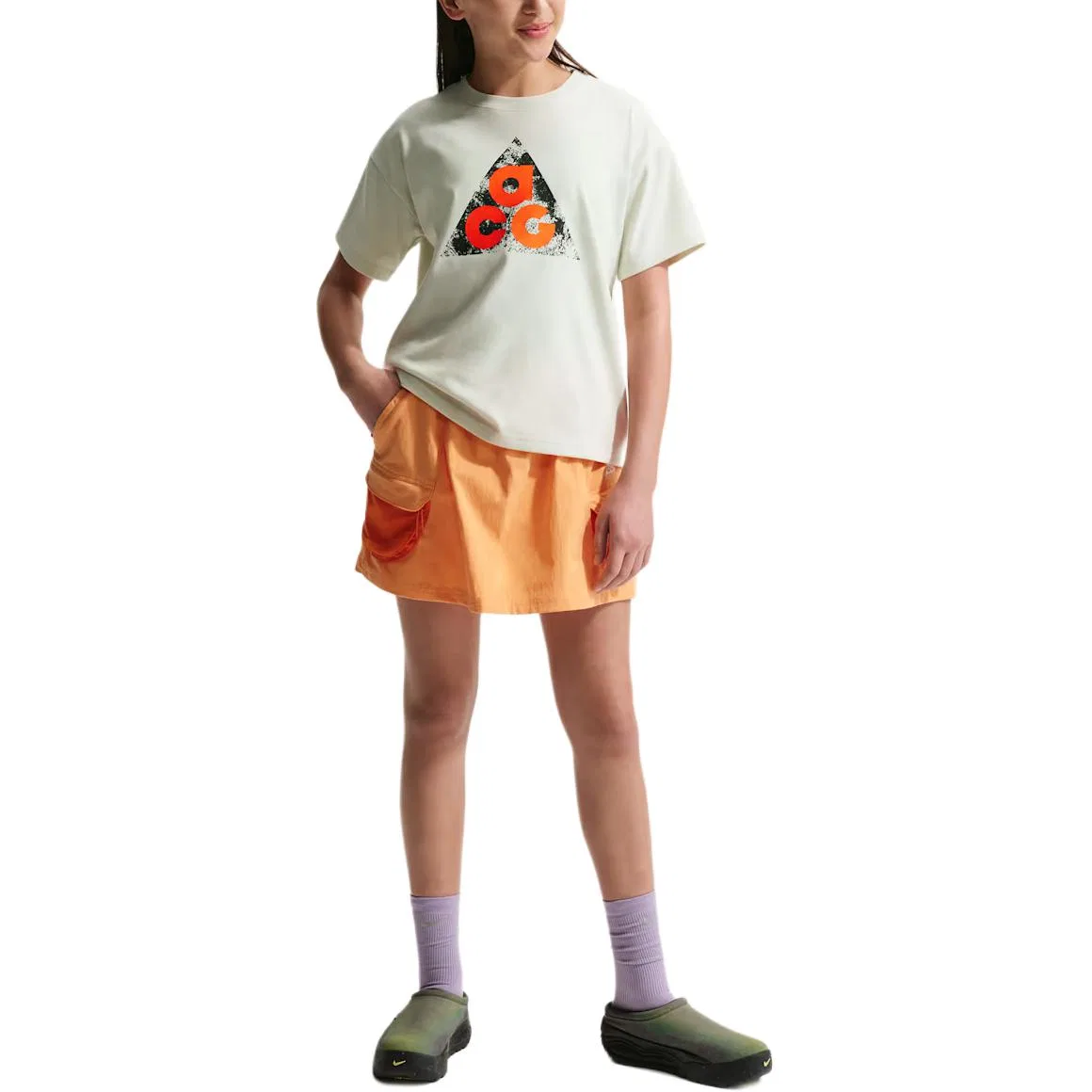 Футболка детская Quick Dry ACG Junior Max90 Kids Nike, Sea Glass Color — фото 3