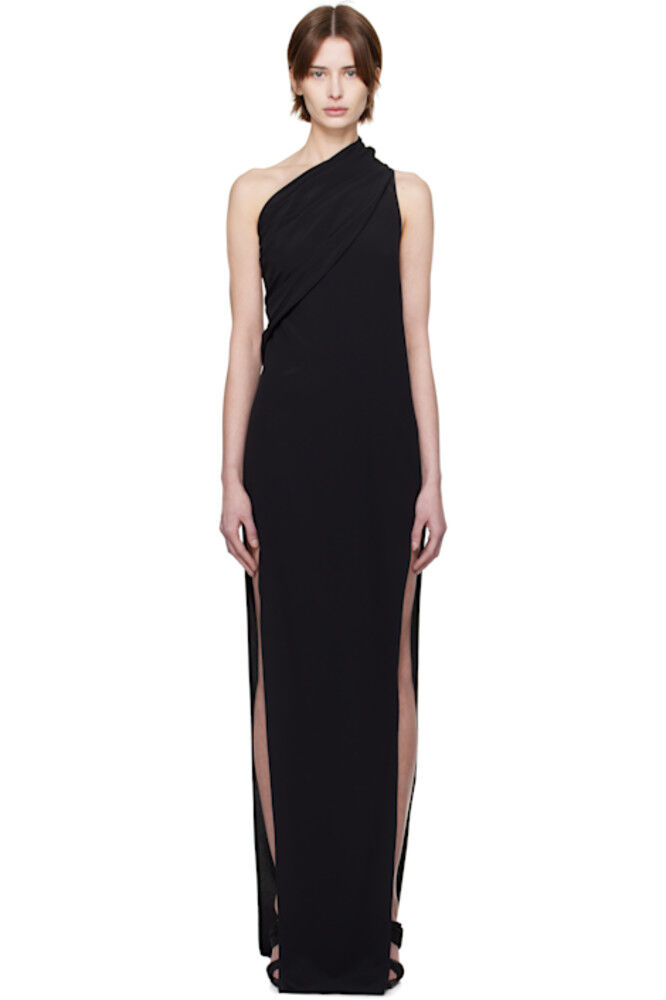 

Черное платье макси Hollywood Athena Arrowhead Rick Owens