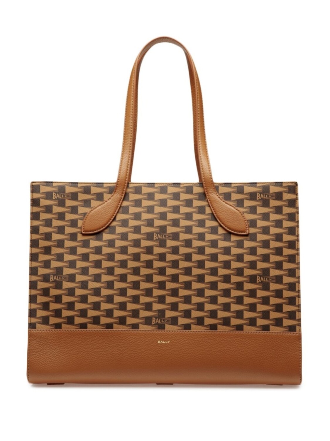 

Bally сумка-тоут Keep On с монограммой, коричневый