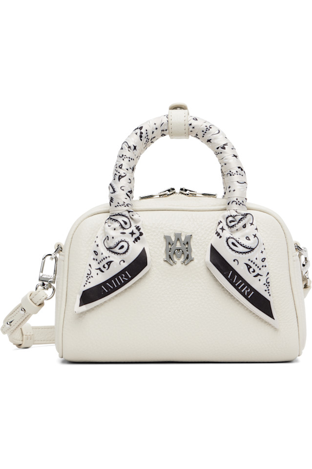 

Микро сумка для боулинга Amiri, цвет alabaster