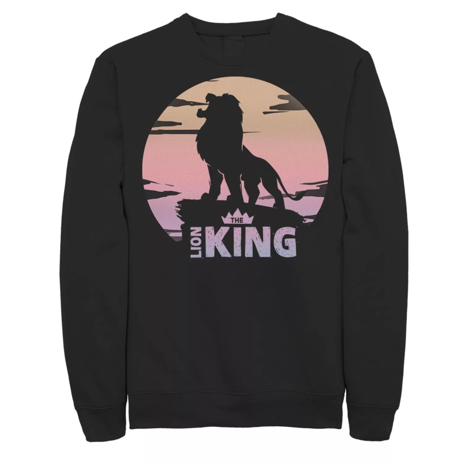 

Мужская толстовка The Lion King Live Action Sunset Pride Rock Disney, Черный, Мужская толстовка The Lion King Live Action Sunset Pride Rock Disney