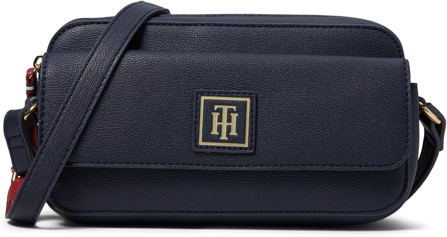 

Женская сумка-мессенджер Lucille Ii Flap Camera от Tommy Hilfiger, Tommy Navy W/ Chili Red