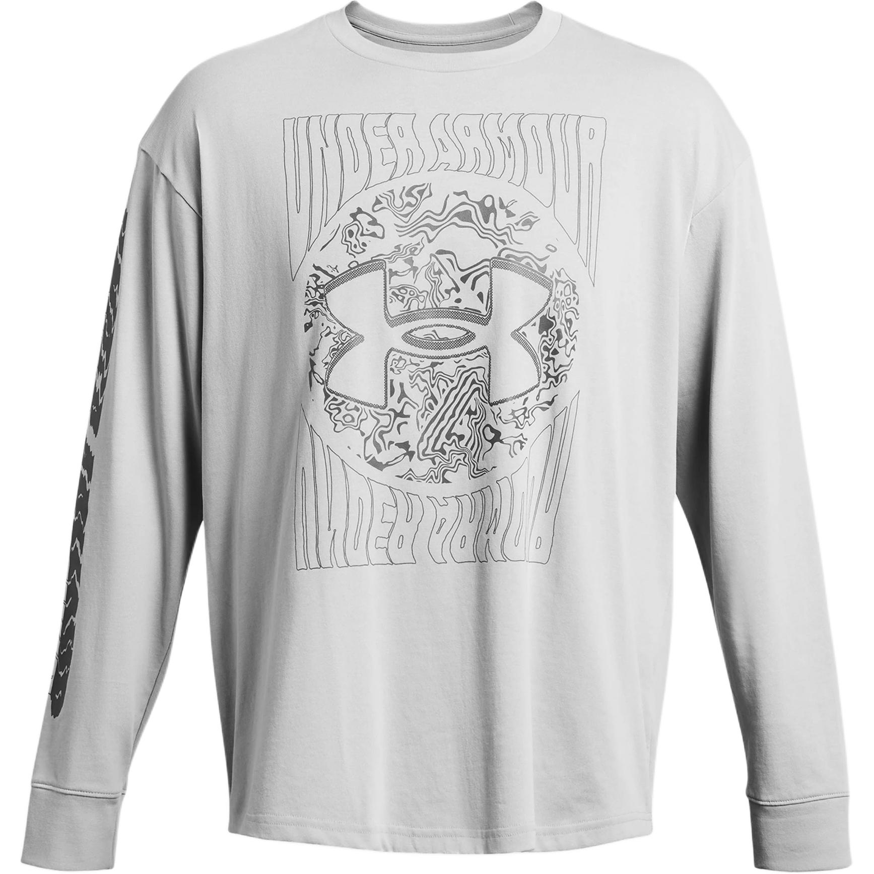 

Футболка мужская серая белая Under Armour