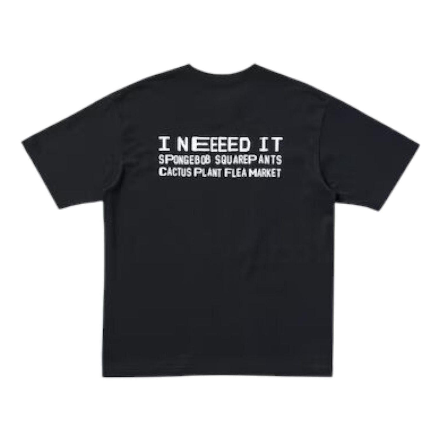 Худи UNIQLO x Cactus Plant Flea Market Spongebob Squarepants T-Shirt 'Black' — фото 2