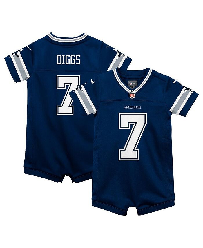 Комбинезон Trevon Diggs темно-синего цвета для мальчиков и девочек Dallas Cowboys Game, трикотаж Nike, синий — фото 4
