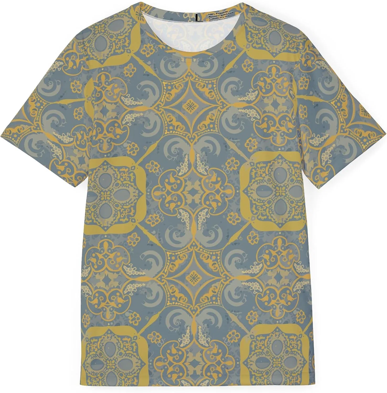 Унисекс футболка с принтом Mandala Faustina, Multicolor