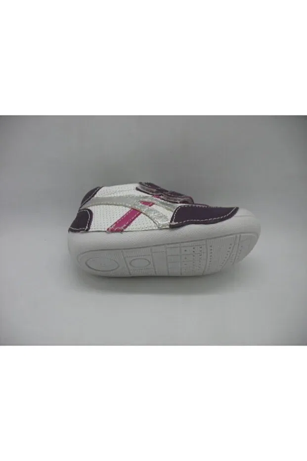 Детские туфли для девочек из натуральной кожи Toddler, Purple — фото 4