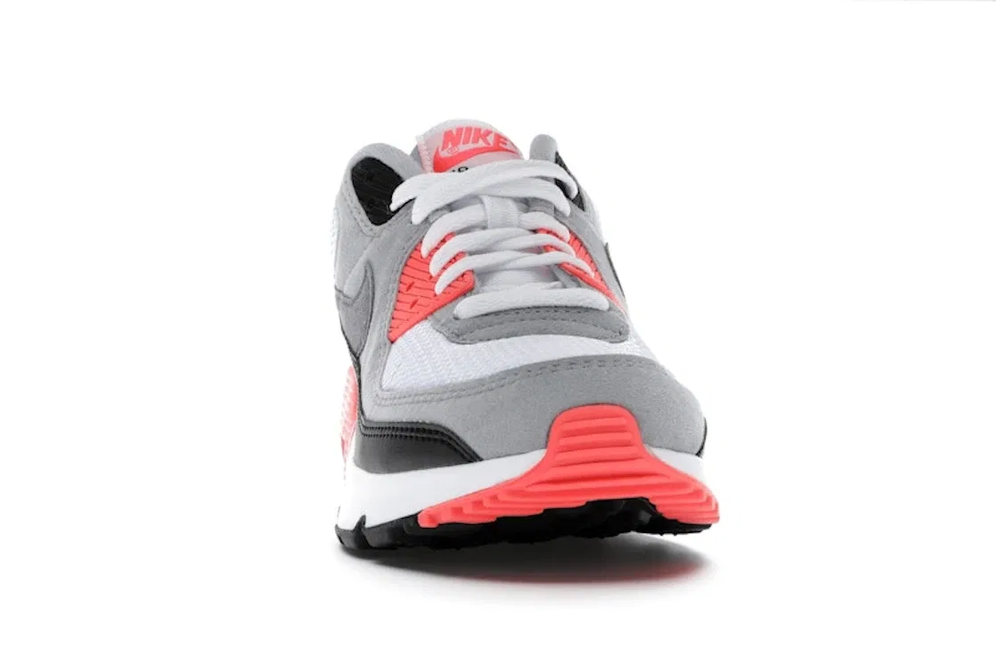 Детские кроссовки Lifestyle с технологией Max Air Nike Air Max 90, White/Black-Cool Grey-Radiant Red — фото 2