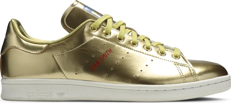 

Кроссовки Adidas Stan Smith Unisex 'Metallic Pack - Gold', золотой, Желтый, Кроссовки Adidas Stan Smith Unisex 'Metallic Pack - Gold', золотой