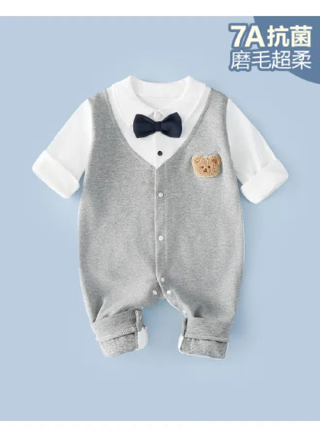 Боди-комбинезон нарядный для мальчика модель Baby Gentleman Doxiluka, солнечный мишка