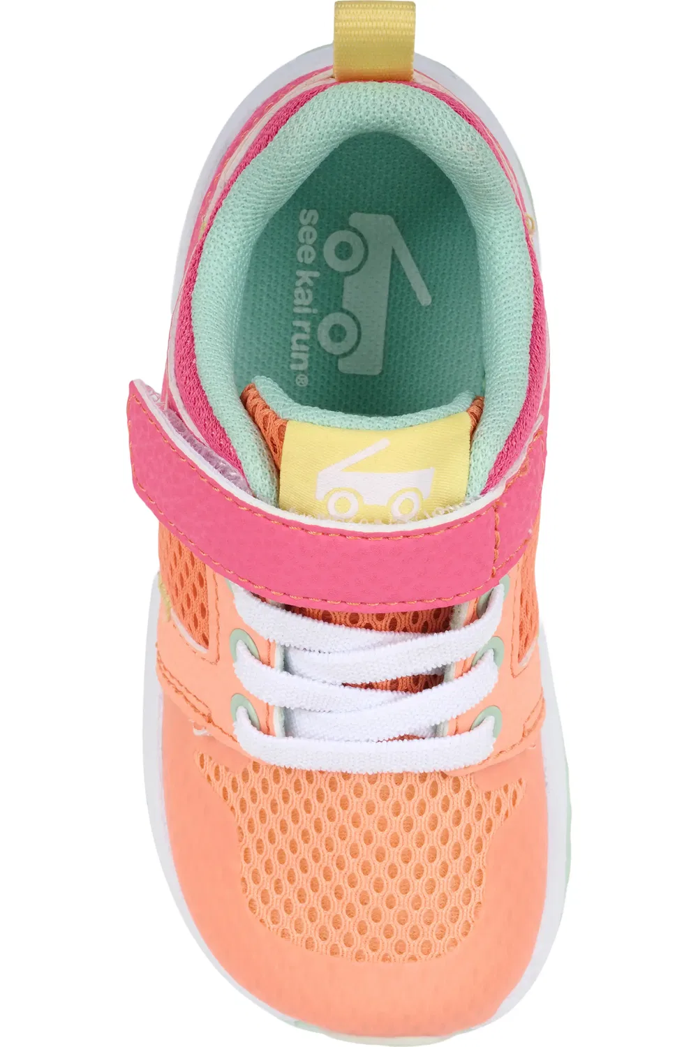 Кроссовки детские с дышащим верхом Viento See Kai Run, Peach/Hot Pink — фото 4