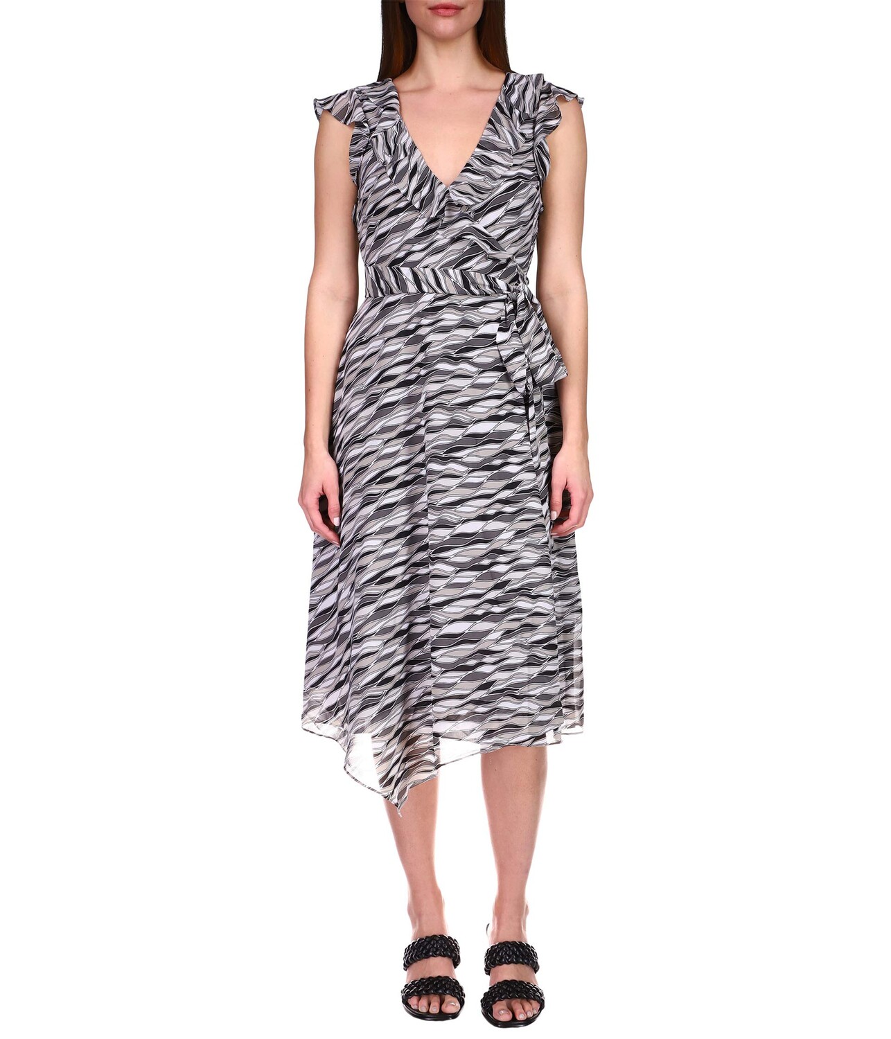 

Платье MICHAEL Michael Kors, Ruffle Wrap Dress