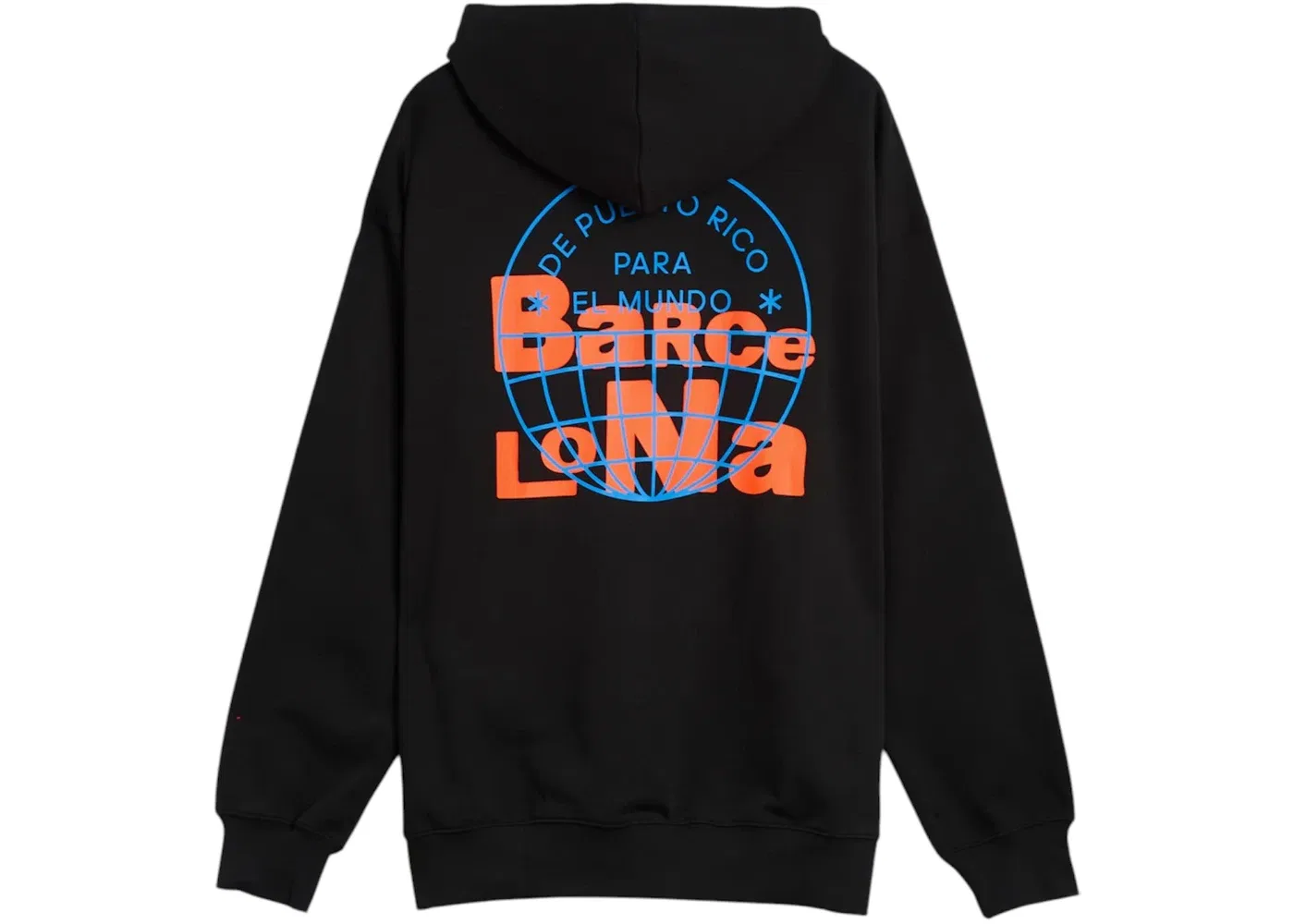 Унисекс худи Adidas x Bad Bunny DtMF Tour Barcelona Hoodie, Black