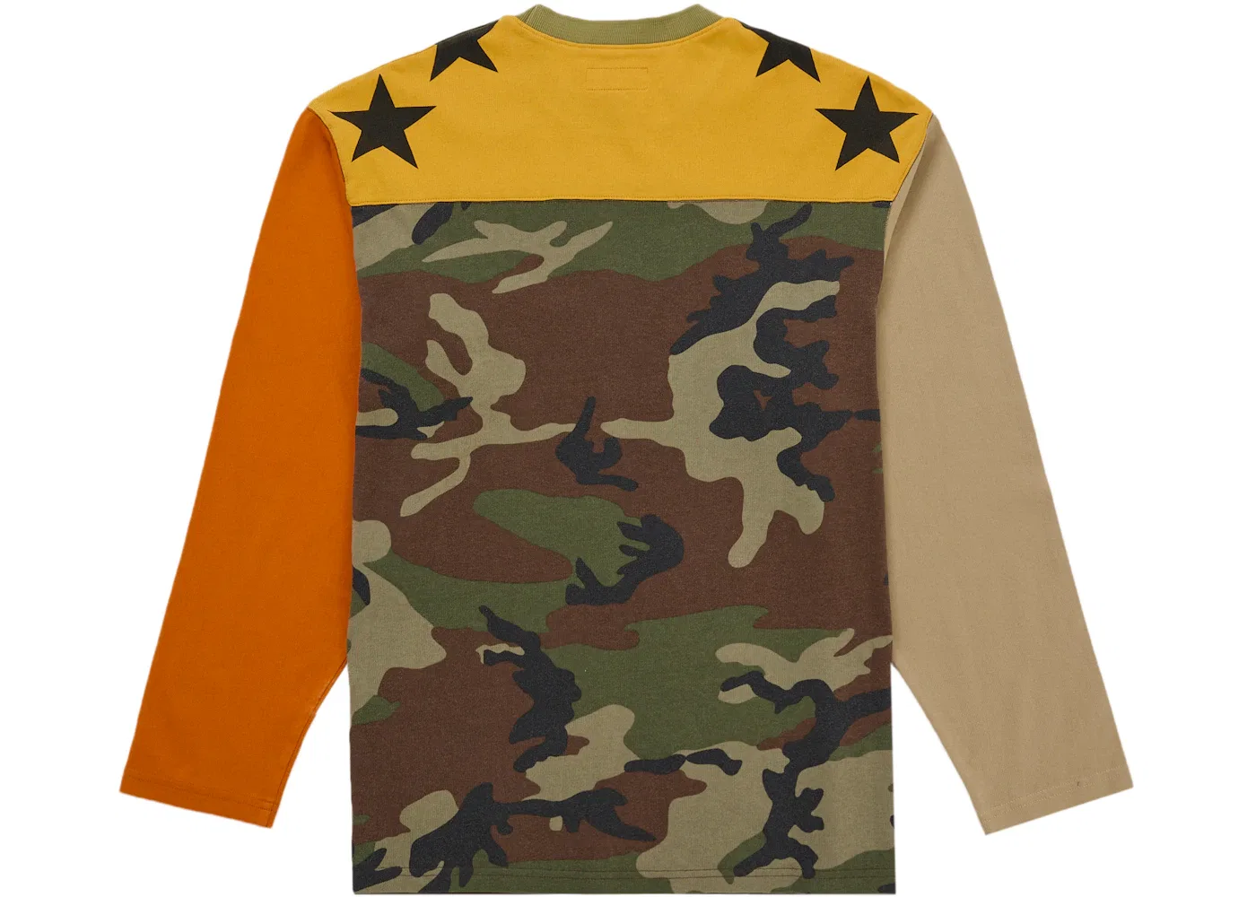 Мужская футболка с длинным рукавом с принтом Supreme Top, Brown — фото 2