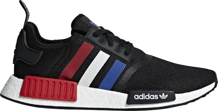 

Кроссовки Adidas NMD_R1, черный/белый/красный/синий