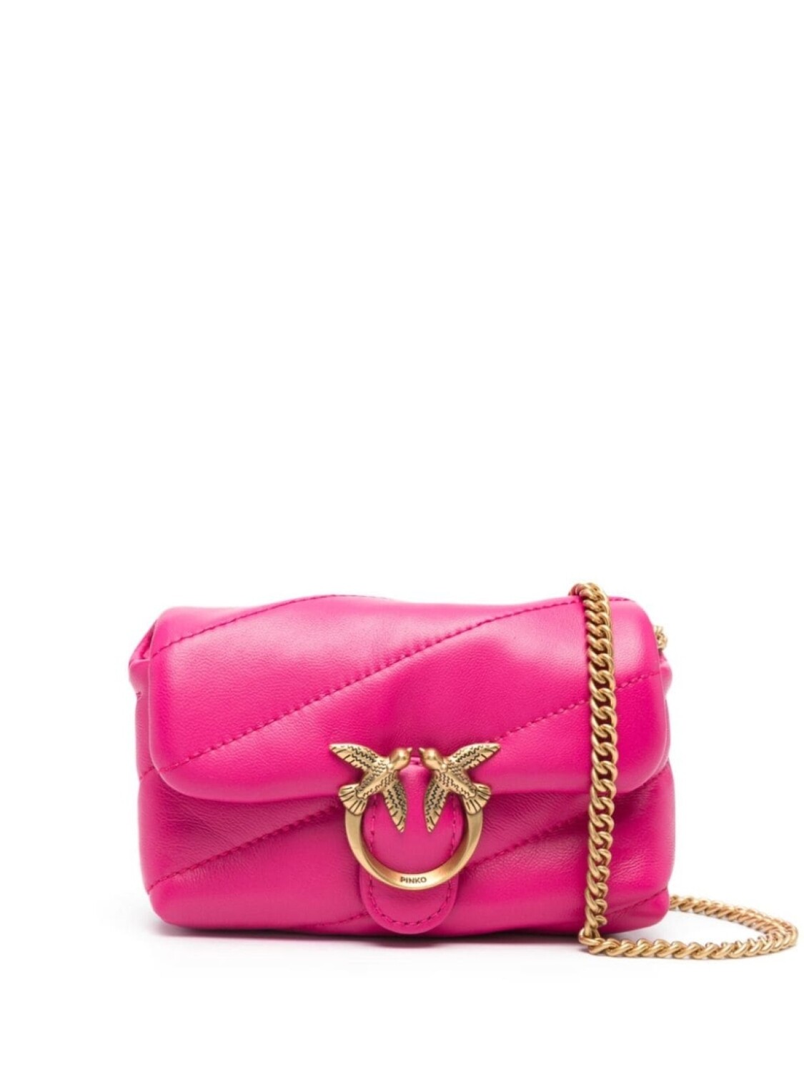 

Сумка PINKO Love Micro Puff, розовый