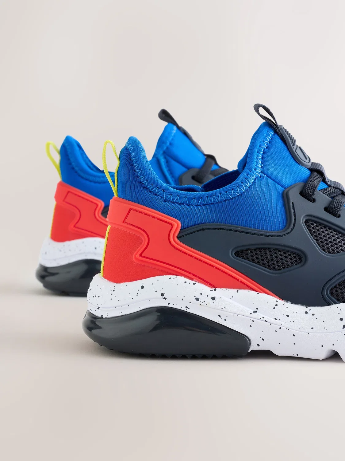 Кроссовки на эластичных шнурках Next Navy Colourblock — фото 3