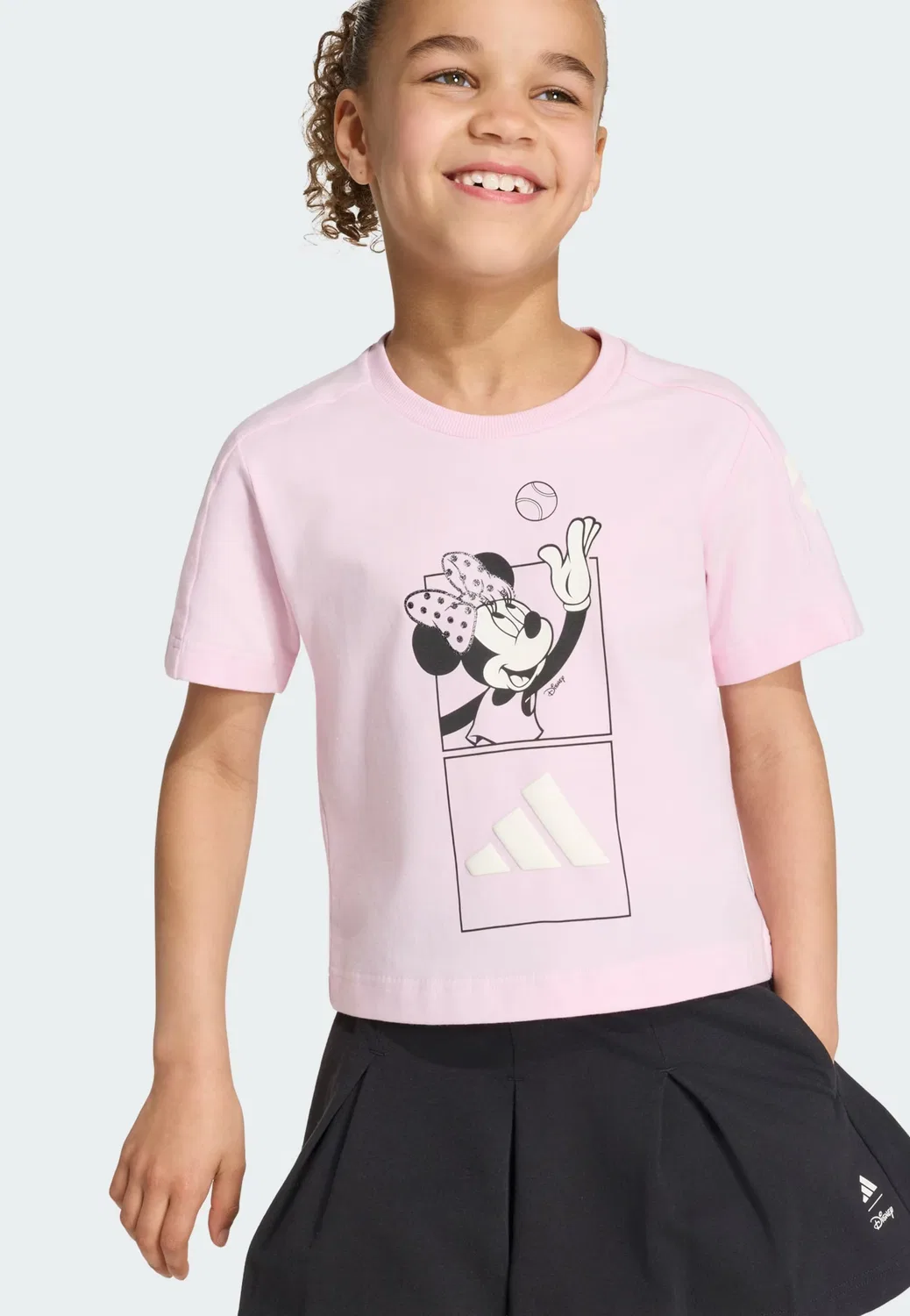 Спортивный костюм Adidas Sportswear Disney Minnie Maus в розовом и черном цветах — фото 4
