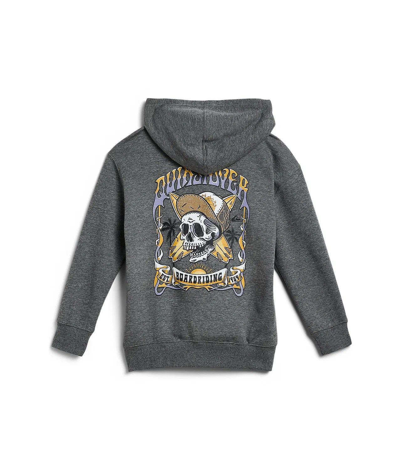 Худи Heavy Vibes (для детей постарше) Quiksilver Kids, Medium Gray Heather — фото 2