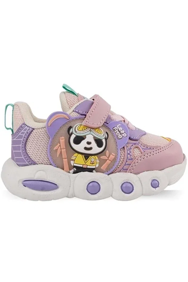 Детские спортивные туфли для девочек ортопедические Cool peter first step baby orthopedic kids sports shoes Kocamanlar, Powder — фото 3