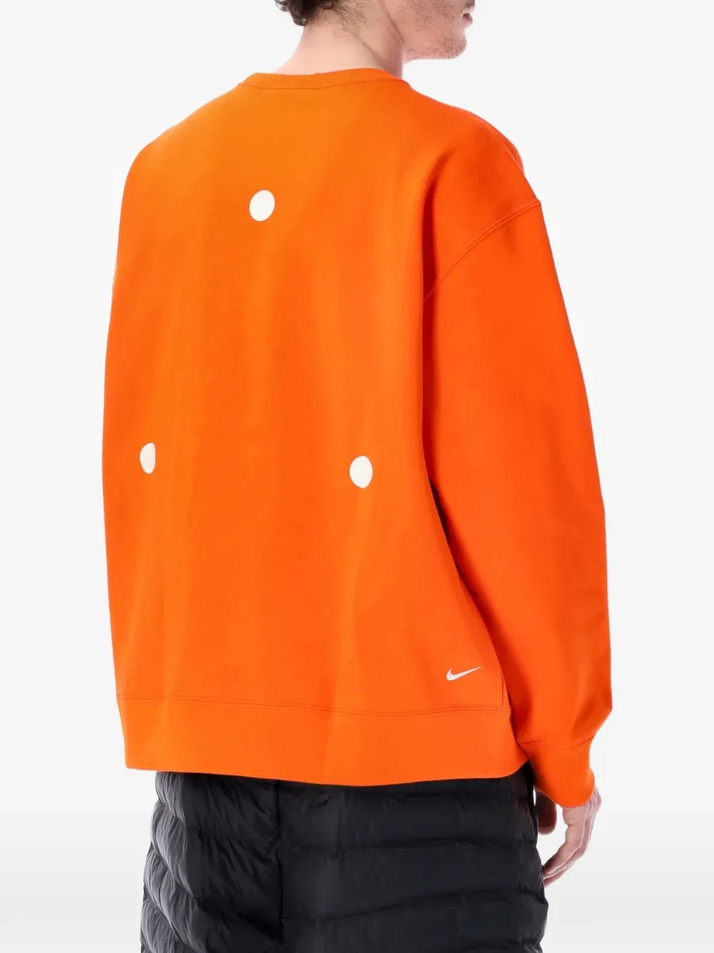 Толстовка с круглым вырезом из флиса Tuff Nike, оранжевый — фото 2