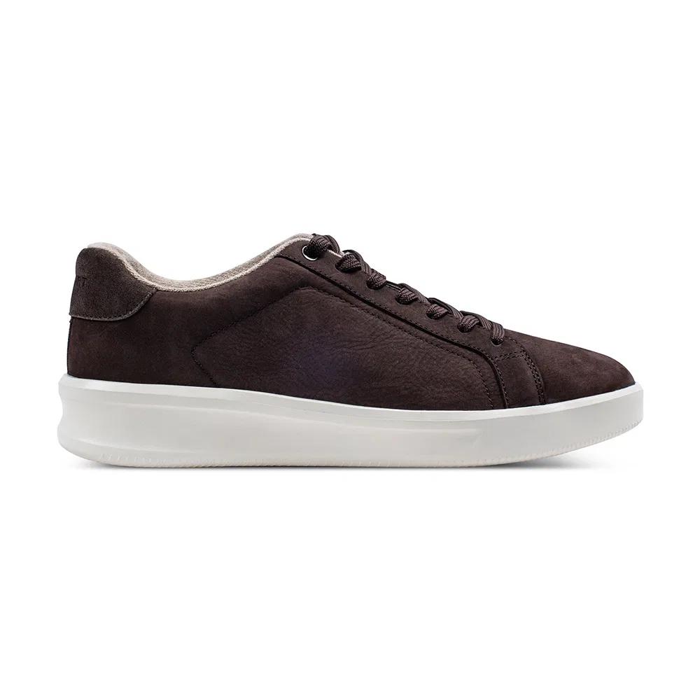 Мужские тёмно-коричневые низкие кеды Rockport LT Court2 Lace to Toe — фото 2