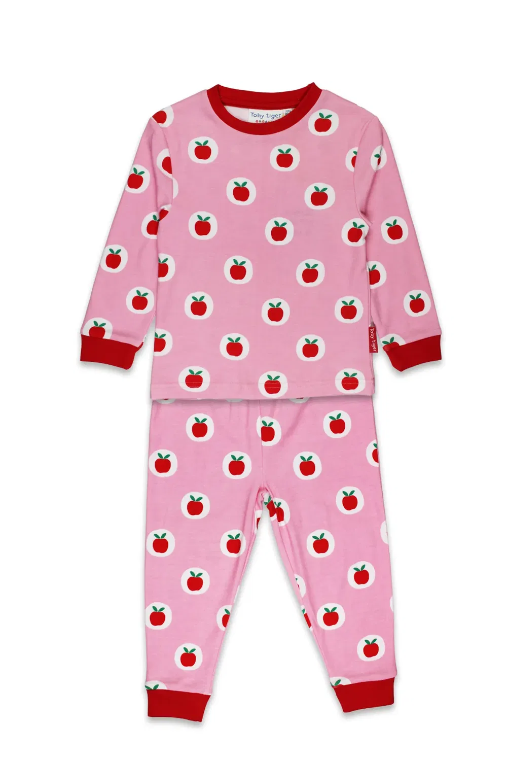Детская пижама с принтом Apple Toby Tiger, Pink